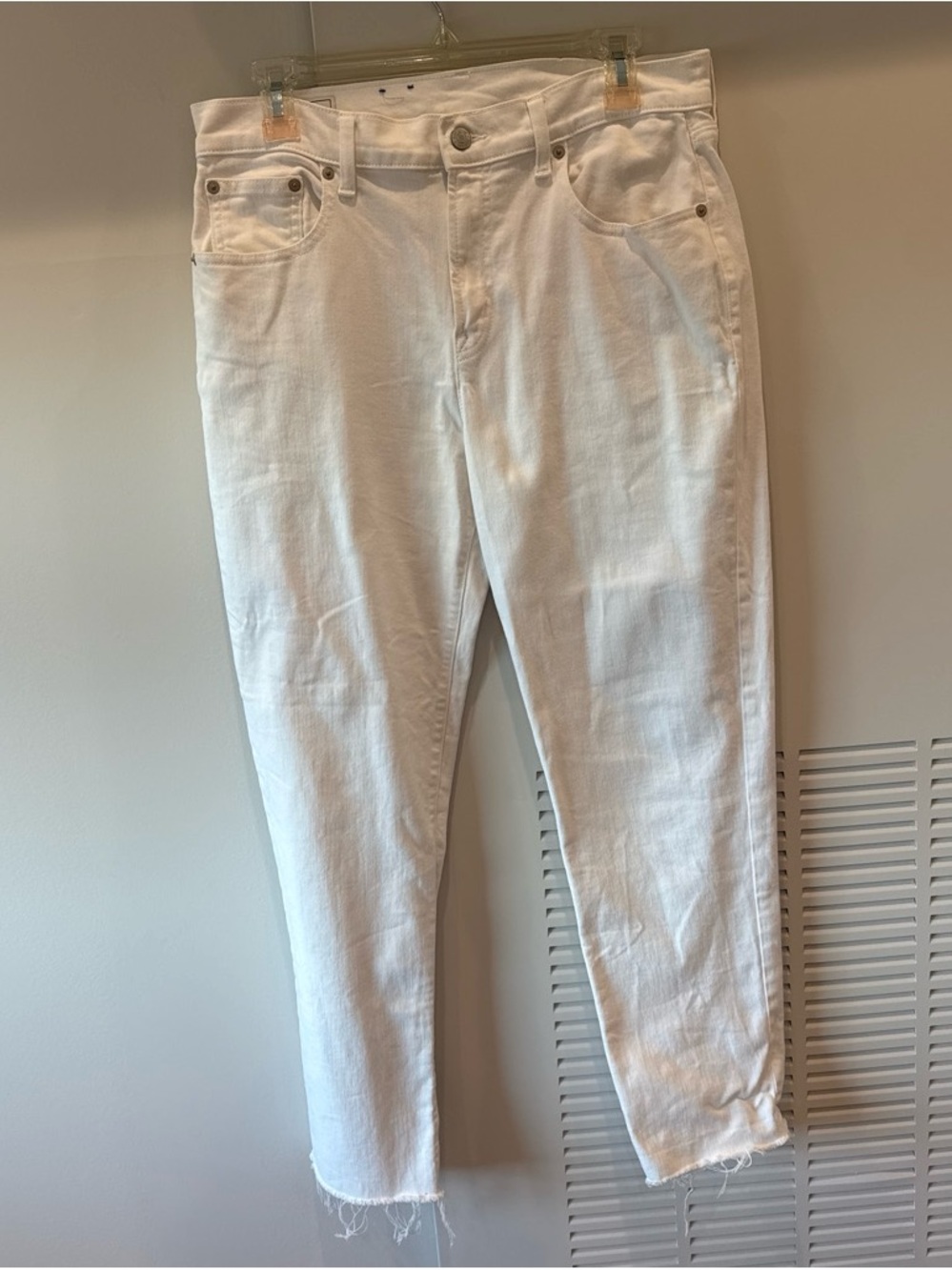 GAP Men's Slim Straight White Jeans